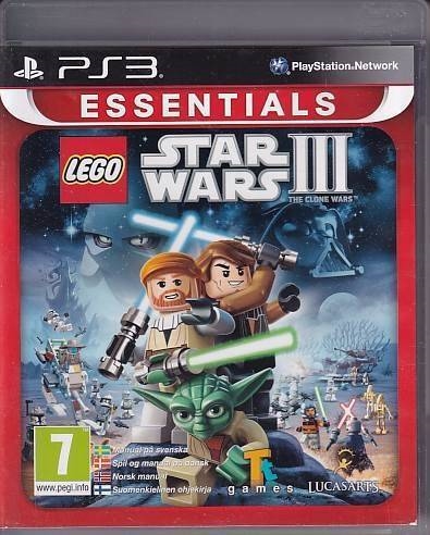 LEGO Star Wars III The Clone Wars - Essentials - PS3 - (B Grade) (Genbrug)